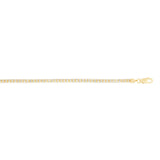 14k Gold Ice Link Chain 3mm - Artisan Carat