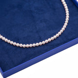 Small Strand Akoya Pearl Necklace with 14k Yellow Gold Clasp - Artisan Carat