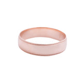 Simple Wedding Band Ring in 14k Rose Gold - Artisan Carat
